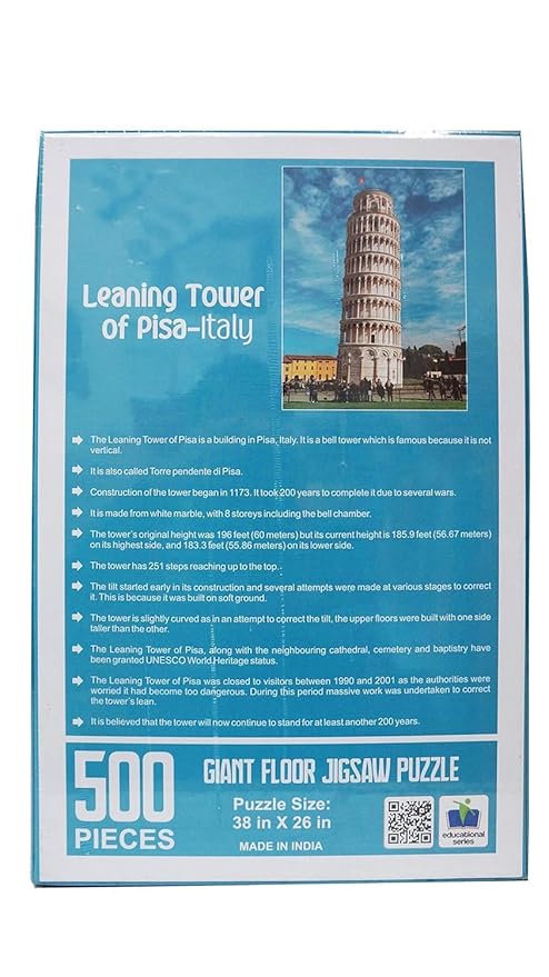 Floor Jigsaw Puzzle Fun Puzzles for Kids for Age 10+ and for Adults Educational 500 Pieces Puzzle Games for Focus, Memory Building, Mental Boost (Statue of Liberty New York)