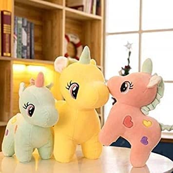 Unicorn Stuffed Soft Toy for Kids, Children & Girls Playing Teddy Bear in Size of 26 cm Long