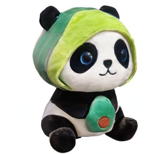 Avocado Panda Soft Toy | Valentine Day Gift for Him & Her | 30 cm - Cute Stuffed Animal for Kids - Adorable Plush Toy for Boys & Girls - Ideal Gift for Birthdays