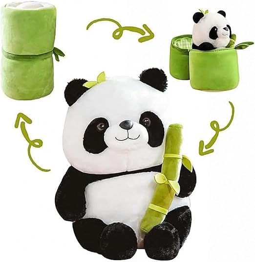 Adorable Bamboo Panda Stuffed Toy & Soft Cute Dolls | Soft Plushies Soft Dolls for Baby Girls, Ideal Toddler Gifts | Fun & Cute Toys | Cuddly Plush Soft Teddy Bear for Kid (40 CM)
