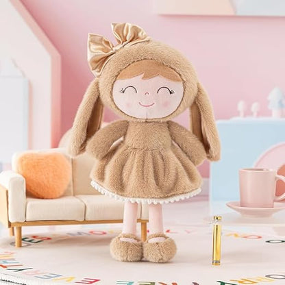 AVS Super Soft Toy Stuffed Cute Banny Baby Doll Lovable and Huggable Plush Toys for Kids Baby Girls Gift for Birthdays & Occasions for Children Home Decor (Size 40 cm) (Brown)