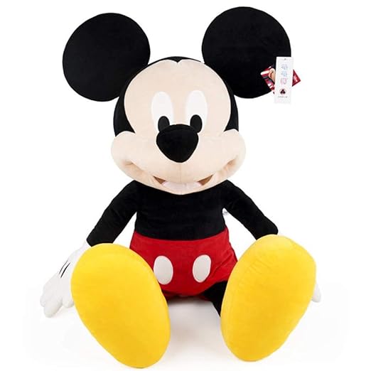 Mic-Key Mouse Plush Toy - 50 cm Soft Stuffed Animal - Classic Cuddly Toy for Kids, Boys & Girls - Nursery Decor, Birthday Gift Idea, Favorite Character Toy for Collectors & Children