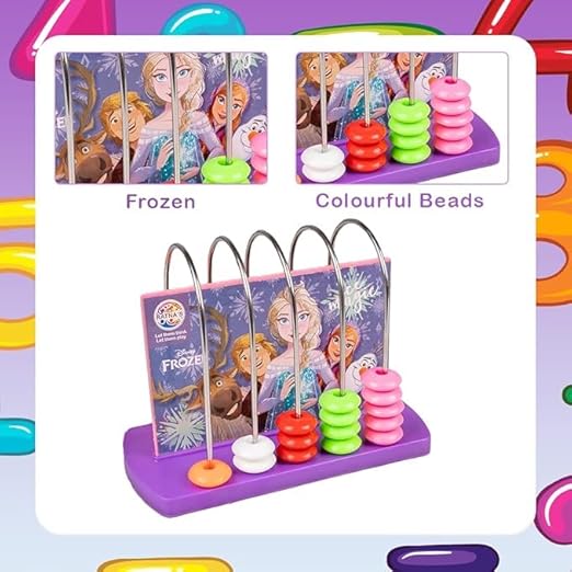Educational Abacus, Colourful Counting Beads, Learning Toy for Kids 3+ Years