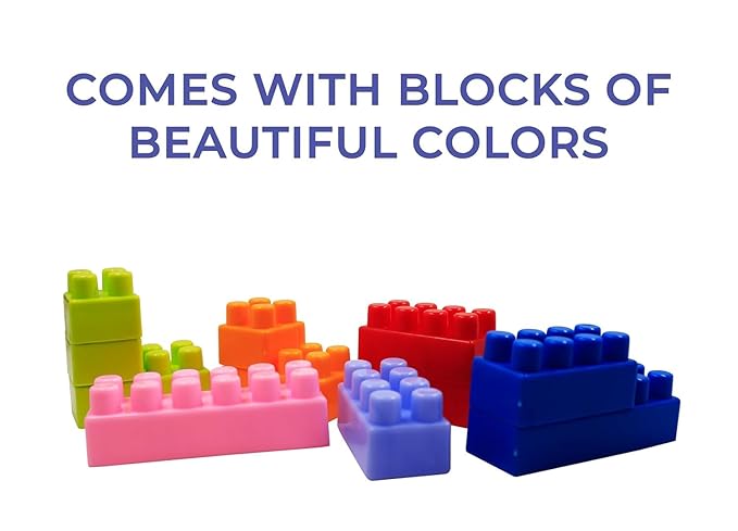 Junior Builders Building Blocks Set-3, Building Blocks for Kids, Block Game for Kids - 230 Pieces