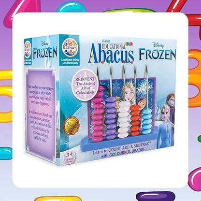 Educational Abacus, Colourful Counting Beads, Learning Toy for Kids 3+ Years
