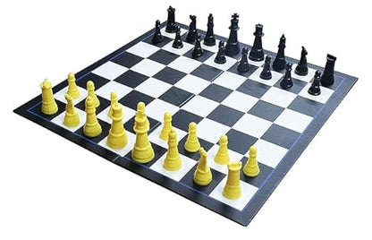 4-in-1 Family Board Games Set, Chess, Ludo, Snakes and Ladders, Classic Indoor Games Collection