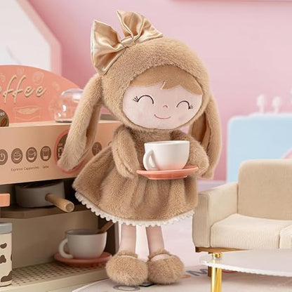 AVS Super Soft Toy Stuffed Cute Banny Baby Doll Lovable and Huggable Plush Toys for Kids Baby Girls Gift for Birthdays & Occasions for Children Home Decor (Size 40 cm) (Brown)