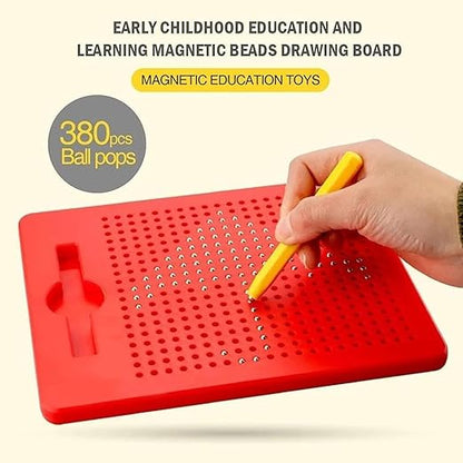 Magnetic Drawing Board, Educational Writing Tablet with Stylus, Black