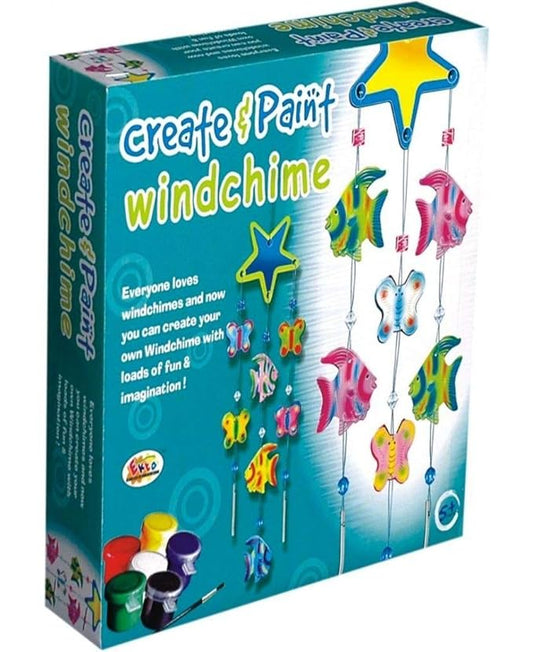 One Stop Toys for Children Educational & Learning Toy for Kids, Girls & Boys Create and Paint Windchime