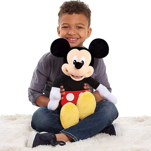 Mic-Key Mouse Plush Toy - 50 cm Soft Stuffed Animal - Classic Cuddly Toy for Kids, Boys & Girls - Nursery Decor, Birthday Gift Idea, Favorite Character Toy for Collectors & Children