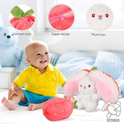 Soft Toys for Baby Boys and Girls Kids -Reversible Rabbit | Best Valentine Gift