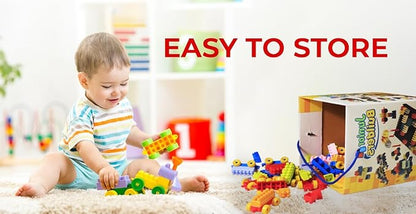 Junior Builders Building Blocks Set-3, Building Blocks for Kids, Block Game for Kids - 230 Pieces