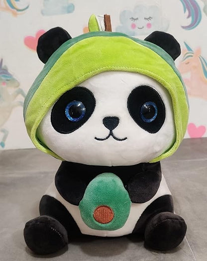 Avocado Panda Soft Toy | Valentine Day Gift for Him & Her | 30 cm - Cute Stuffed Animal for Kids - Adorable Plush Toy for Boys & Girls - Ideal Gift for Birthdays