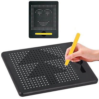 Magnetic Drawing Board, Educational Writing Tablet with Stylus, Black