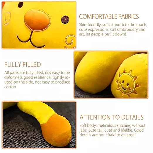 Valentine Day Gift for Him & Her |Lion Animal Soft Toy | Valentine Day Gift for Him & Her | for Boys/Girls - 35cm Plush Companion for Diwali Decoration & Playtime