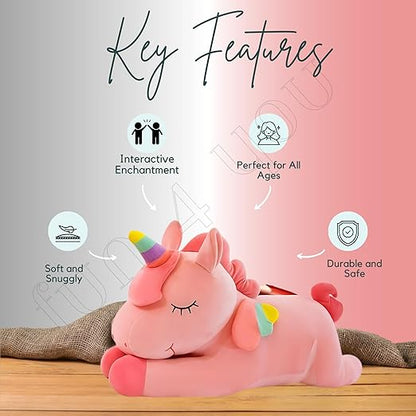 Flying Unicorn Soft Toy – 30 cm Plush Toy for Girls | Magical Fantasy Animal | Birthday Gift, Cute & Huggable