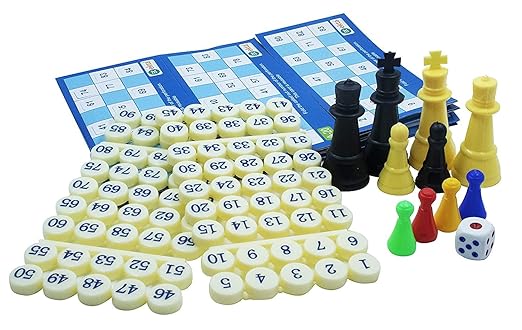 4-in-1 Family Board Games Set, Chess, Ludo, Snakes and Ladders, Classic Indoor Games Collection